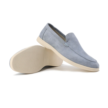 Loafers Herren | Minimalistischer Wildleder-Slipper im Luxury-Stil in Hellblau