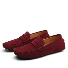 Loafers Herren | Slip-on Komfort & Klassischer Penny-Look in Rot