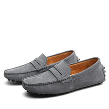 Loafers Herren | Slip-on Komfort & Klassischer Penny-Look in Grau