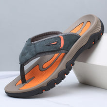 Sommerfeld | Leder-Sandalen mit Komfortfußbett in Grau