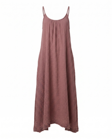 Maxi Dress Damen | Rückenfreies Trägerkleid in Lila
