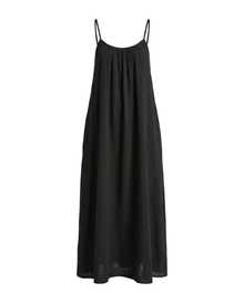 Maxi Dress Damen | Rückenfreies Trägerkleid in Schwarz