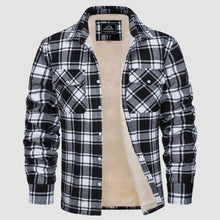 FRITZ | Fleece-Lined Shirt Jacket in Schwarz