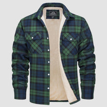 FRITZ | Fleece-Lined Shirt Jacket in Grün