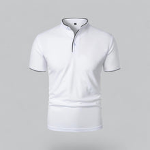 Sommerfeld | Poloshirt ohne Kragen in Weiß