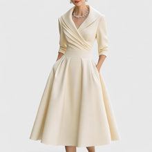 Midikleid Damen | Elegant & Zeitlos in Beige