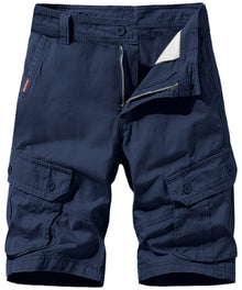 Sommerfeld | Robuste Cargo-Shorts für Herren (1 kaufen, 1 GRATIS dazu) in Blau
