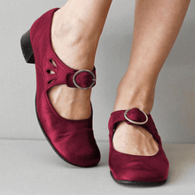 Lina – Stilvolle Komfortschuhe für Damen in Bordeaux