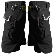 Herren-Schnelltrocknende Funktions-Outdoor-Shorts in Schwarz