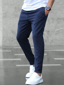 Franco | Premium-Komforthose in Marineblau