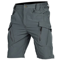 Herren Schnell-trocknende taktische Shorts in Grau