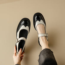 Thea – Mary Jane Schuhe in Schwarz