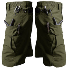 Herren-Schnelltrocknende Funktions-Outdoor-Shorts in Armeegrün