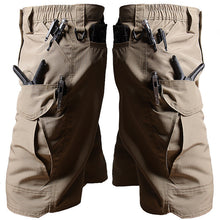Herren-Schnelltrocknende Funktions-Outdoor-Shorts in Khaki