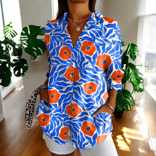 Irelle | Stylische Bluse mit Blumenmuster in Blau