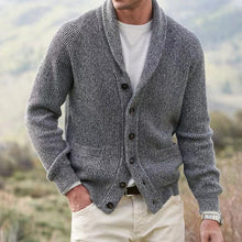 Winston │ Klassischer Herren-Cardigan in Grau