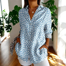 Irelle | Stylische Bluse mit Blumenmuster in Hellblau