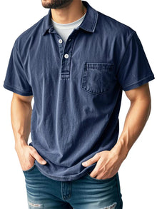 Patrick | Authentischer Komfort, Unkomplizierter Stil in Blau