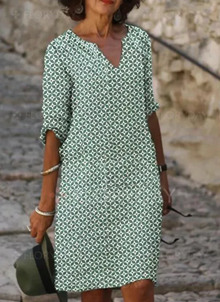 Lea – Elegantes Sommerkleid für Damen in Grün