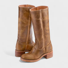 Paula – Klassische Cowboystiefel für Damen in Hellbraun