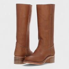 Paula – Klassische Cowboystiefel für Damen in Braun
