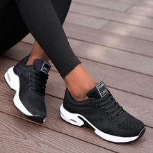Orthopädische Sneakers Damen | Bequem & Sportlich mit Air-Dämpfung in Schwarz