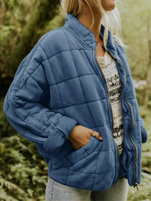 Oversize Jacke Damen | Wärmend & Casual in Dunkelblau
