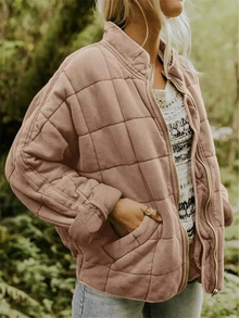 Oversize Jacke Damen | Wärmend & Casual in Khaki