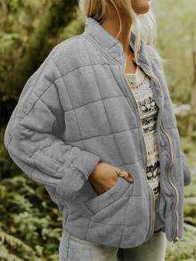 Oversize Jacke Damen | Wärmend & Casual in Grau
