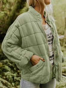 Oversize Jacke Damen | Wärmend & Casual in Grün