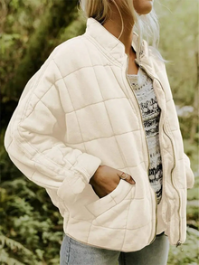 Oversize Jacke Damen | Wärmend & Casual in Beige