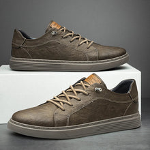 Hampus – Sneakers Aus Echtem Leder in Braun
