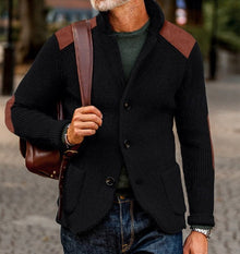 Pieter | BLAZER AUS STRUKTURIERTER STRICKWARE in Schwarz