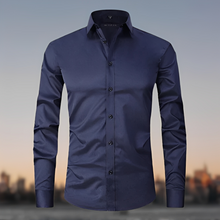 Nikolai - Stilvolles Herren-Stretch-Hemd in Marineblau