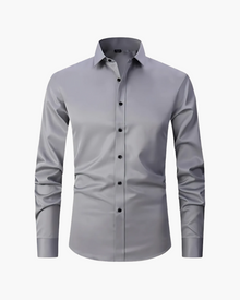 Polo Herren | Bügelfrei & elastisch im Slim Fit in Grau