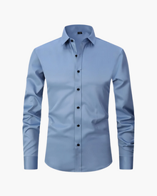 Polo Herren | Bügelfrei & elastisch im Slim Fit in Hellblau