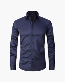 Polo Herren | Bügelfrei & elastisch im Slim Fit in Dunkelblau