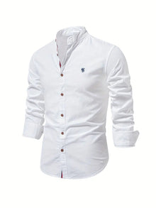 Polo Herren | Stehkragen, Knopfleiste & zeitloses Design in Weiß