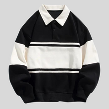 Polo Pullover Herren | Sportlich Lässig & Angenehm Warm in Schwarz