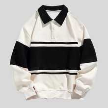 Polo Pullover Herren | Warm & Bequem in Weiß