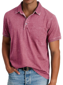 Poloshirt Herren | Lässig & Hochwertig in Rosa