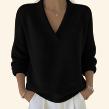 Pullover Damen | Lockerer Schnitt & Zeitlos in Schwarz