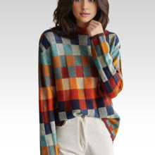Pullover Damen | Oversize & Stehkragen in Hellbraun