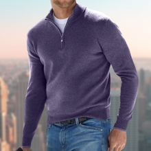 Pullover Herren | Klassisch Elegant & Angenehm Warm in Lila