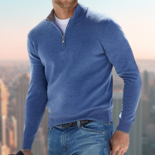 Pullover Herren | Klassisch Elegant & Angenehm Warm in Blau