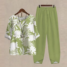 Loui™ – Ein bequemes und Schickes Set aus Hemd und Hose in Grün