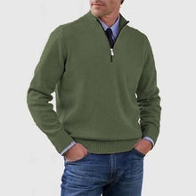 Reißverschluss Pullover Herren | Elegant & Vielseitig in Dunkelgrün