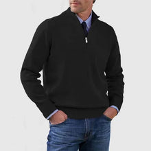Reißverschluss Pullover Herren | Elegant & Vielseitig in Schwarz