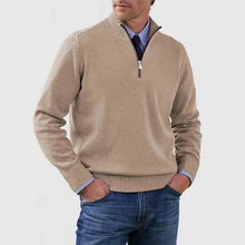 Reißverschluss Pullover Herren | Elegant & Vielseitig in Beige