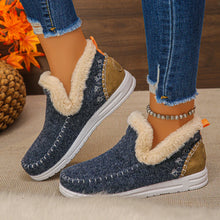 MARLA | Kuschelwarme & Rutschfeste Winter-Schuhe für Frauen – Elegant. Sicher. Bequem in Marineblau